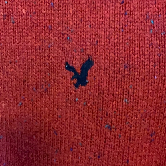 American Eagle Outfitters Men’s Patch Elbow Ribbed Crewneck Sweater Size Medium - Picture 6 of 16